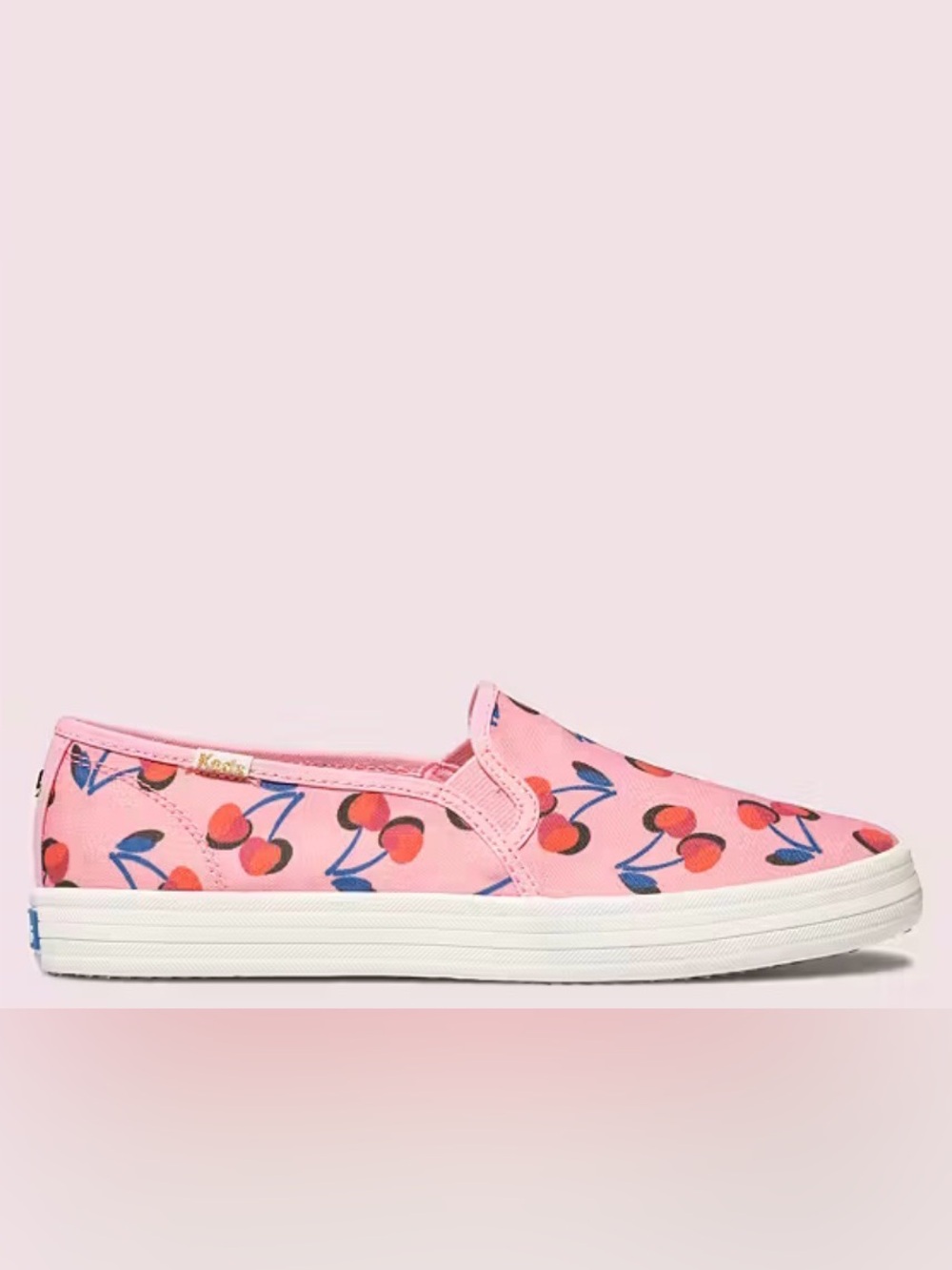Keds kate spade Pink Cherry-Print Slip-On Sneakers